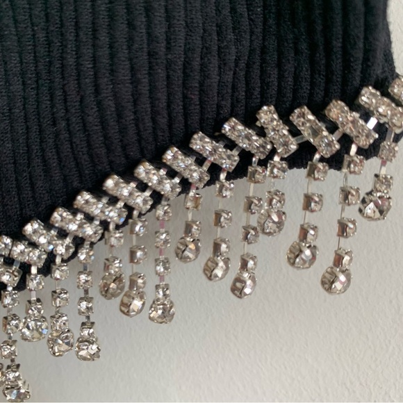 ZARA BLACK CROP TOP - Picture 9 of 11